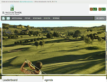 Tablet Screenshot of elvalledetandilgolf.com